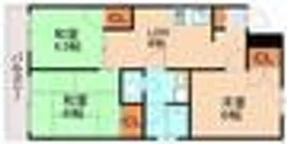 福岡県福岡市南区老司1丁目【マンション】の間取り