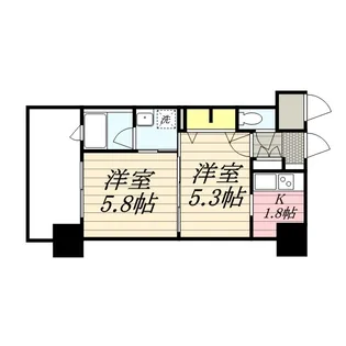 エンクレストNEO博多駅南【5階】の間取り