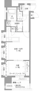 アクタス博多Vタワー3番館【4階】の間取り