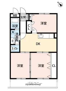 3LDKの間取り画像