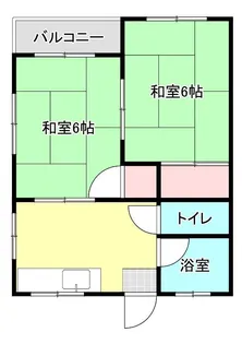 栄荘【2階】の間取り