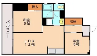 福岡県福岡市南区老司2丁目【マンション】の間取り