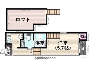 福岡県福岡市南区南大橋1丁目【アパート】の間取り