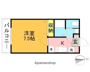 リード桜坂【11階】の間取り
