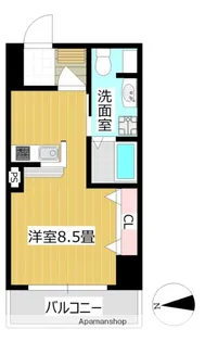 福岡県福岡市博多区銀天町2丁目【マンション】の間取り