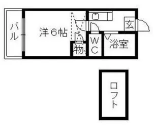 ハーベスト相生【1階】の間取り