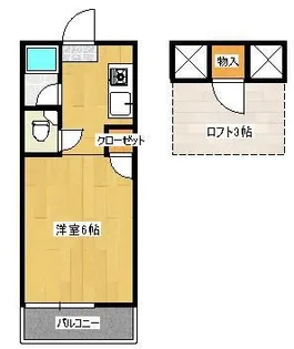 福岡県福岡市東区松香台1丁目【アパート】の間取り