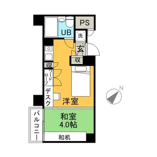 アルファコンフォート博多【8階】の間取り