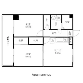 福岡県福岡市南区大橋2丁目【マンション】の間取り