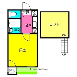 エスポワール竹下【2階】の間取り