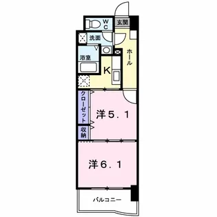 ネオ筥松【7階】の間取り