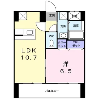 オーレオール【9階】の間取り