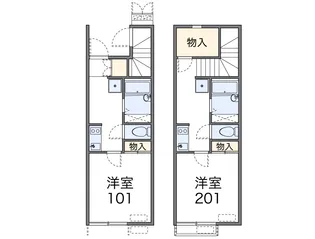 レオネクスト桜坂【2階】の間取り