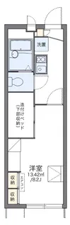 レオパレスオネスティー土井駅東【103号室】の間取り