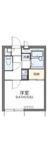 レオパレスマインド【1階】の間取り