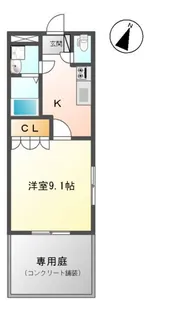 SABRINA(サブリナ)【1階】の間取り