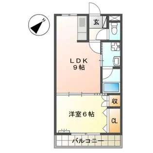 パールシャイン【303号室】の間取り
