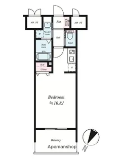 福岡県福岡市中央区平尾4丁目【マンション】の間取り