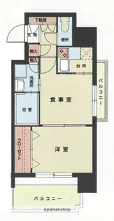 福岡県福岡市中央区薬院3丁目【マンション】の間取り