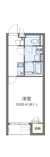 クレイノRIRIKA【1階】の間取り