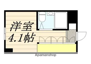 ルポ県庁口【3階】の間取り