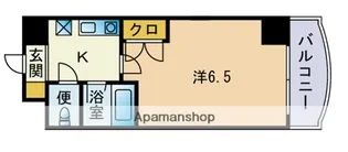 福岡県福岡市中央区港2丁目【マンション】の間取り