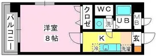 福岡県糟屋郡粕屋町若宮1丁目【マンション】の間取り