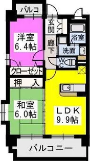 福岡県糟屋郡粕屋町大字大隈【マンション】の間取り