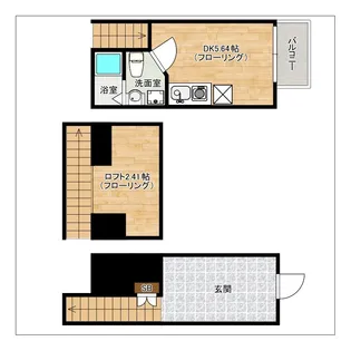福岡県福岡市南区警弥郷1丁目【アパート】の間取り