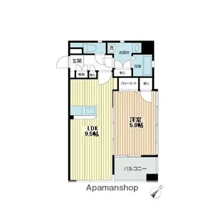 レジディア博多駅南【10階】の間取り