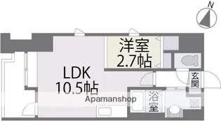福岡県福岡市中央区白金2丁目【マンション】の間取り