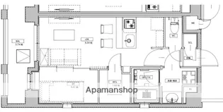 エスペランサ天神南【8階】の間取り