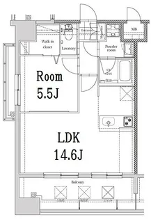 エンクレスト博多EAST PARK【9階】の間取り