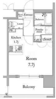 福岡県福岡市中央区薬院2丁目【マンション】の間取り