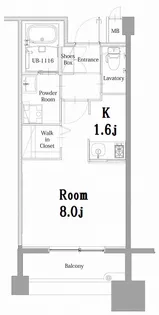 エンクレスト呉服町【11階】の間取り