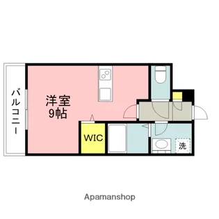 トラストレジデンス博多駅南【13階】の間取り