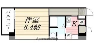 クラッシー博多【5階】の間取り