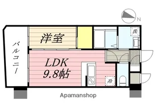 ネストピア東比恵駅前【1004号室】の間取り