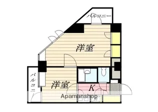 朝日プラザ博多Ⅴターミナルスクエア【12階】の間取り