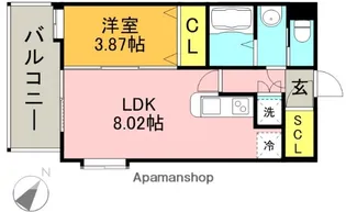 サヴォイ博多エレメンツ【11階】の間取り