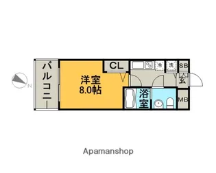 ピュアドームグランテージ博多【11階】の間取り