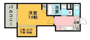 アクタス天神パークシティ【12階】の間取り