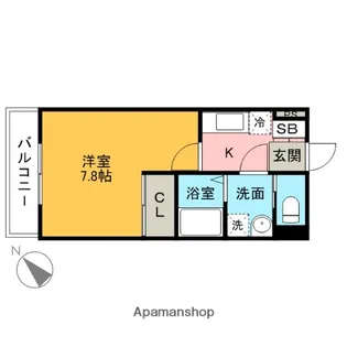 サヴォイエイペックス【5階】の間取り