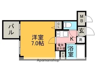アクタス博多【11階】の間取り