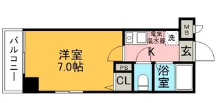 アクタス博多【9階】の間取り