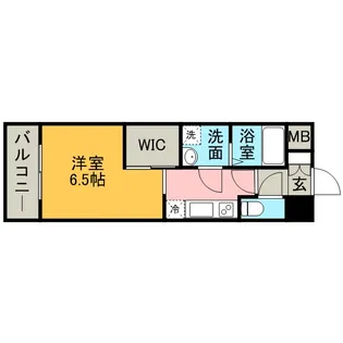 エンクレスト博多Ⅲ【11階】の間取り