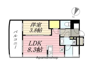 パークアクシス博多【13階】の間取り