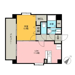 福岡県福岡市博多区吉塚3丁目【マンション】の間取り