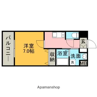 サヴォイ ザ・セントラルガーデン【12階】の間取り