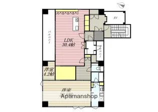 ニューガイアクレドール博多【7階】の間取り